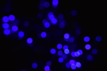 Abstract bokeh background. Colorful twinkling lights bokeh light art