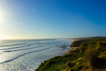 Cape Woolamai beach at sunset, Phillip Island, Victoria, Australia
