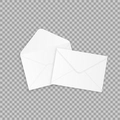 Collection of various realistic white papers. Office paper of different types, design template. Vector .