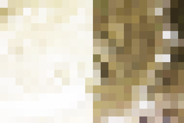 Colorful abstract background with geometric pattern of squares as large pixels