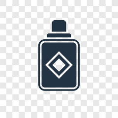 Parfume vector icon isolated on transparent background, Parfume transparency logo design