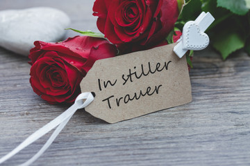 Trauerkarte - In stiller Trauer