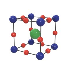 Obraz premium Barium Zirconate Unit Cell