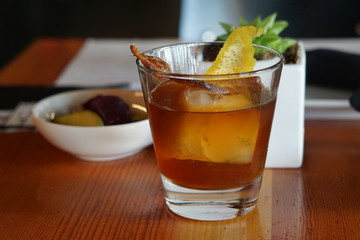 old-fashioned whiskey