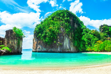 Beautiful tropical island in Thailand. Holiday and Vacation conc
