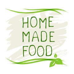 Home made food label and high quality product badges. Bio Organic product Pure healthy Eco food organic, bio and natural product icon. Emblems for cafe, packaging etc. Vector