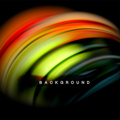 Background abstract - liquid color wave