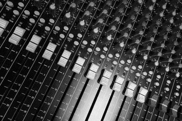 Professional Audio Mixing Console