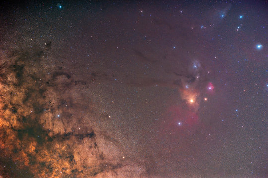 Rho Ophiuchi cloud complex in Milky Way
