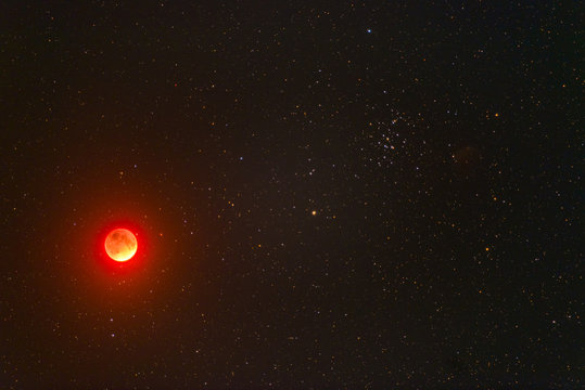 Inside the total lunar eclipse