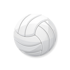 Volleyball white symbol