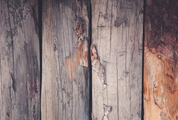 Old wooden background, rustic pine planks floor. Scratched light colored wood board texture backdrop, house surface.