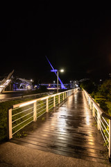 Obraz premium bridge at night