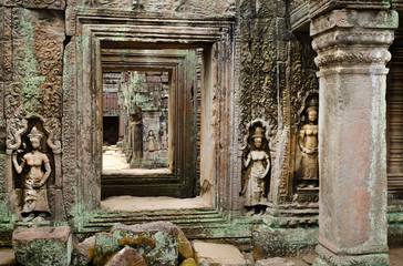 Fototapeta na wymiar Ta Som temple part of the Angkor complex at Siem Reap, Cambodia