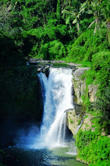 Amazing Tegenungan Waterfall near Ubud in Bali, Indonesia