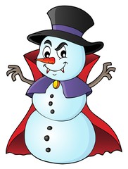 Vampire snowman theme image 1