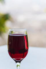 グラスワインの赤