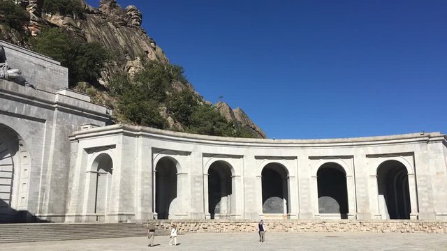 The Valley of the Fallen monument, Sierra de Guadarrama, near Madrid, Spain
