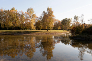 Obraz premium Autumn lake