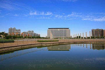 Luannan county city scenery, China