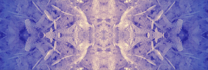 ice snow crystals cold frosty background