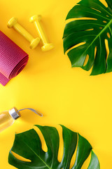 Yoga or fitness background