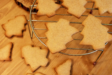 Homemade cakes, gingerbread.
