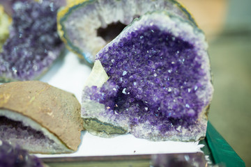 Druse of amethyst