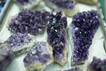 Druse of amethyst