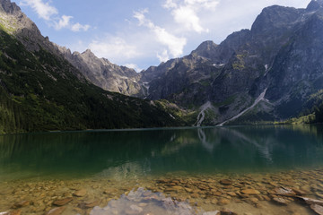 BEAUTIFUL MORSKIE OKO TATRA LAKE IN POLAND © LOOKSLIKEPHOTO.COM