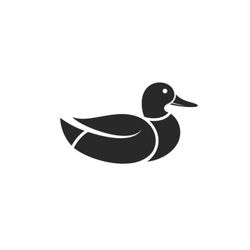 Duck. Isolated icon 