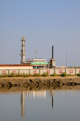 Nanpu assignments area architecture landscape in Jidong oilfield, China