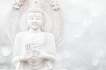 Buddha Religion White Tone