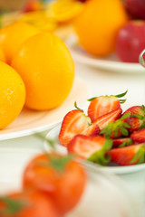 Various fresh fruits for health, organic fruit