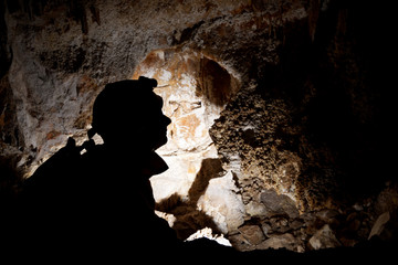 Caving in Spain