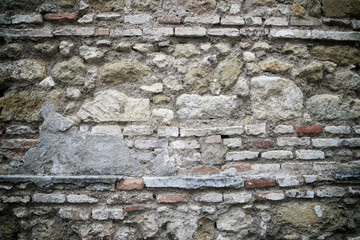 Wall background view