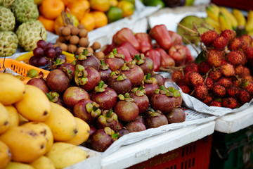 Asian fruits market 