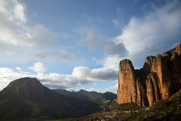 Riglos Mountains in Spain