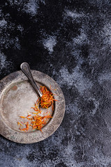 Fototapeta premium Traditional dry saffron spice