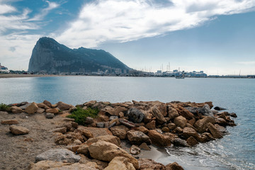 Rock of Gibraltar from the ocean