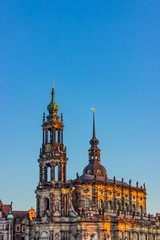 Fototapeta na wymiar The Cathedral of the Holy Trinity, Dresden, Germany