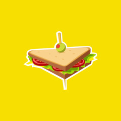 Sandwich illustration