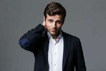 Close up portrait of an attractive young businessman