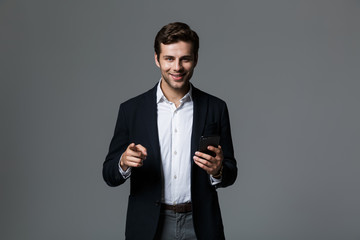 Portrait of a happy young businessman