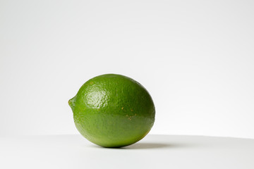 Lime on White