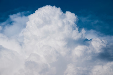 blue sky with white clouds