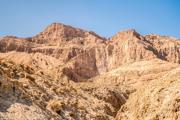 Fototapeta na wymiar Judean rocky desert