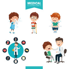 Vector Illustration Of Medical