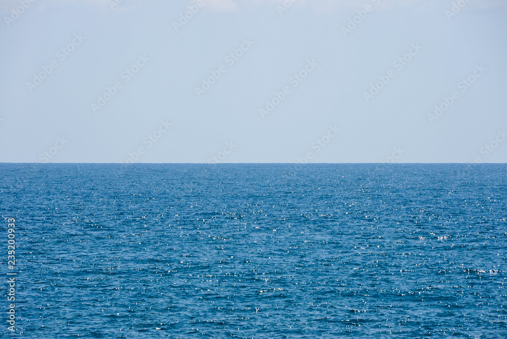 Poster sea and blue sky