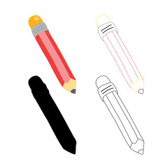 worksheet vector design for kid